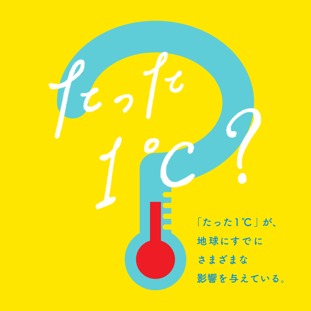 世界の平均気温がどのくらい上がっているかわかる？