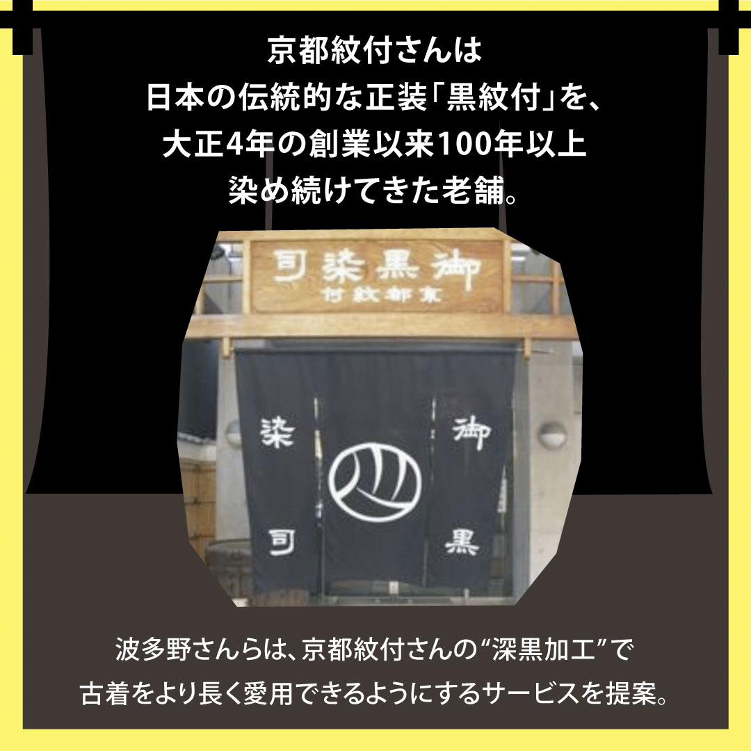 Z世代が提案　伝統の黒染め技術で過去、現在、未来がシンクロするサステナブルな古着の楽しみ方